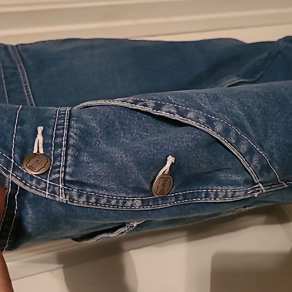Big Smith Blue Denim Overalls 56x32 - Picture 7 of 12